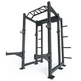 Atletica R8-Apache Power Rack | 6-Pfosten | 226 cm Höhe | 123x143 cm Grundfläche schwarz No Size