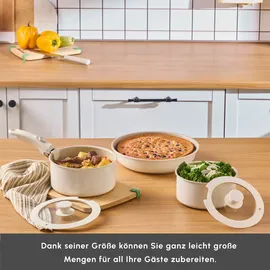 KARACA Comfort Topf-Set 6-tlg. Kochtopf + Bratpfanne