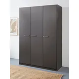 Rauch Drehtürenschrank »Kleiderschrank Schrank Garderobe Wäscheschrank VANDOR«, in drei Breiten, Höhe 197 cm, Griffe in Graumetallic MADE IN GERMANY, grau