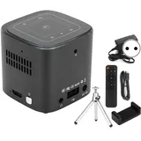 Mini-tragbarer Hd-1080p-dlp-wlan-projektor Für Zuhause, Kompatibel Mit 100–240 V Mit Eu-stecker