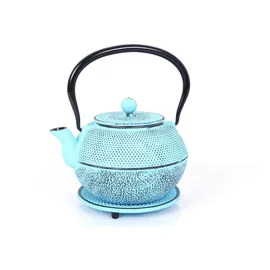 Echtwerk Teekannenset, Blau, Metall, 1 L,1100 ml, Kaffee & Tee, Kannen, Teekannen