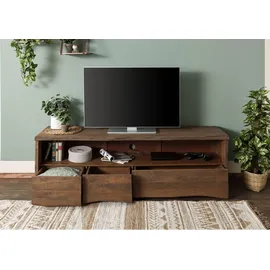 MASSIVMOEBEL24.DE TV-Board Mango 190x50x60 braun geölt Pure MANGO #220