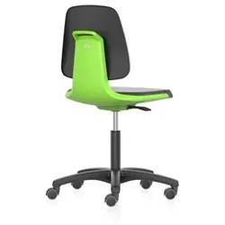 Stuhl Labsit 2 grün Integral-Schaum, Rollen - grün