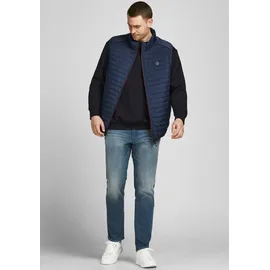 Jack & Jones PlusSize Emulti Bodywarmer Collar Weste Navy Blazer 5XL