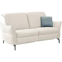 Livetastic 2-Sitzer-Sofa, Hellgrau, Metall, 154x89x109 cm, Made in EU, Hocker erhältlich, Armteil links, rechts, Wohnzimmer, Sofas & Couches, Sofas, 2-Sitzer Sofas
