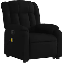 vidaXL Massagesessel mit Aufstehhilfe Stoff 149 x 77 x 0 cm Schwarz elektrisch