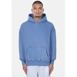 dropsize HEAVY OVERSIZE EMBO HOODIE - blau,