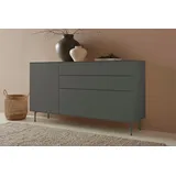 LeGer Home by Lena Gercke Sideboard »Essentials«, Breite: 167cm, MDF lackiert, Push-to-open-Funktion, grau