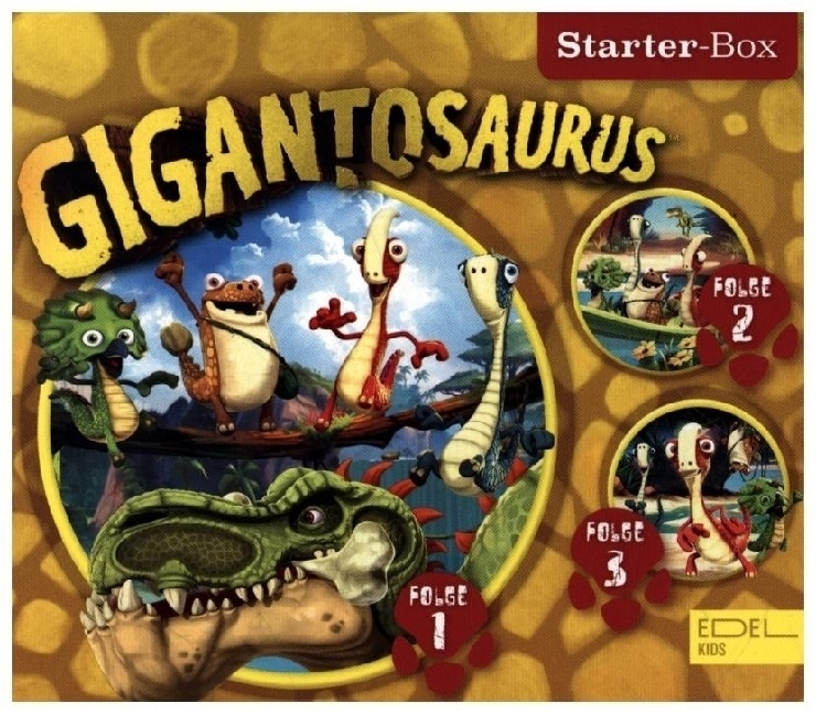 Gigantosaurus - Starter-Box.Box.1 3 Audio-Cd - Gigantosaurus (Hörbuch)