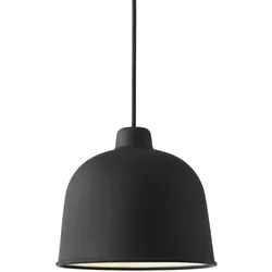 Muuto Grain LED Pendelleuchte, schwarz