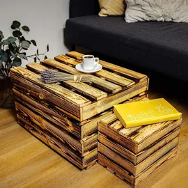 Creative Deco Holzkiste 27 x 20 x 21 cm 1-tlg. braun