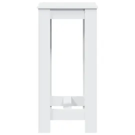 vidaXL Bartisch 51 x 50 x 103,5 cm Weiß
