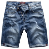 Rock Creek Shorts Jeansshorts Blau Regular Fit