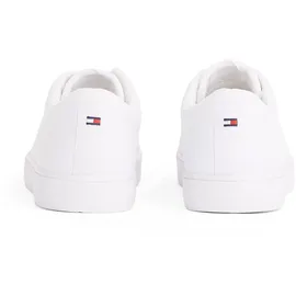 Tommy Hilfiger Herren Vulcanized Sneaker Core Canvas Low Top, Weiß (White), 45