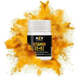 nex nutrition NEX D3 + K2 Tabletten 180 St.
