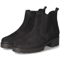 Gabor Damen Chelsea Boots/ Ankle Boots Schwarz Rauleder Größe: 5 / Schwarz - 38