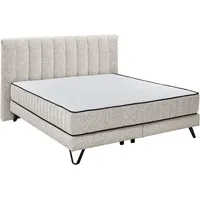 Set One by Musterring Boxspringbett "Baldwin", braun (macchiato), B:202cm