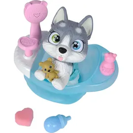 Simba Pamper Petz Husky mit Badewanne und Zubehör