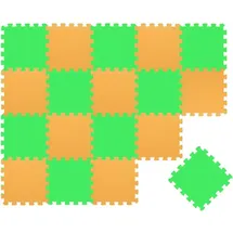 LittleTom Puzzlematte hellgrün/gelb 20-tlg.