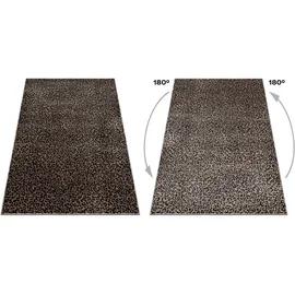 OTTO home Teppich OTTO HOME "Fynna, Leoparden-Muster, Animal Print, modern", braun (beige), B:160cm H:9mm L:230cm, Kunstfaser, Teppiche, Teppich, Leo, besonders weicher Flor, Wohnzimmer, Schlafzimmer, Esszimmer