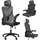 VOUNOT Bürostuhl Ergonomisch Kunststoff Schwarz