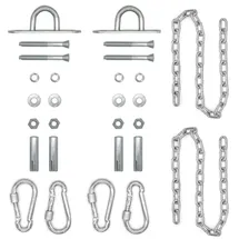 AMANKA 2er Set Deckenhaken 100cm Aufhängung Boxsack Hängematte