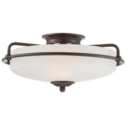 Griffin Deckenleuchte bronze Quoizel QZ-GRIFFIN-F-PN