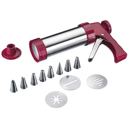 WESTMARK Gebäckpresse/Garnierspritze Edelstahl