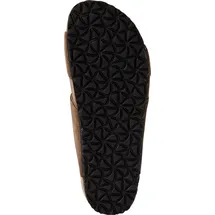 TAMARIS Damen Pantolette Leder flach, braun, 38 EU