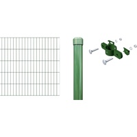 Globus Alberts Anbauset Doppelstabmatten 2 m 100 cm 6/5/6 grün