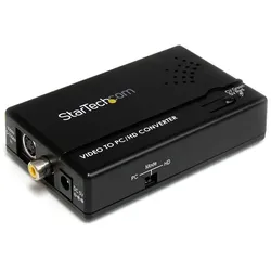 StarTech.com Composite und S-Video auf VGA Video Konverter mit Scaler - VGA zu R