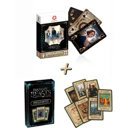 Phantastische Tierwesen Spielkarten 2er Set - (Winning Moves + Ass Altenburger)