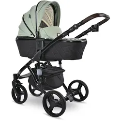 Lorelli Kinderwagen Rimini Premium Sportsitz Tragewanne Moskitonetz verstellbar hellgrün
