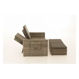 CLP Ancona 5 mm Loungesofa grau meliert/anthrazit