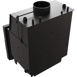 Kratki Zosia Deco Wasserführender Kamineinsatz Stahl Schwarz