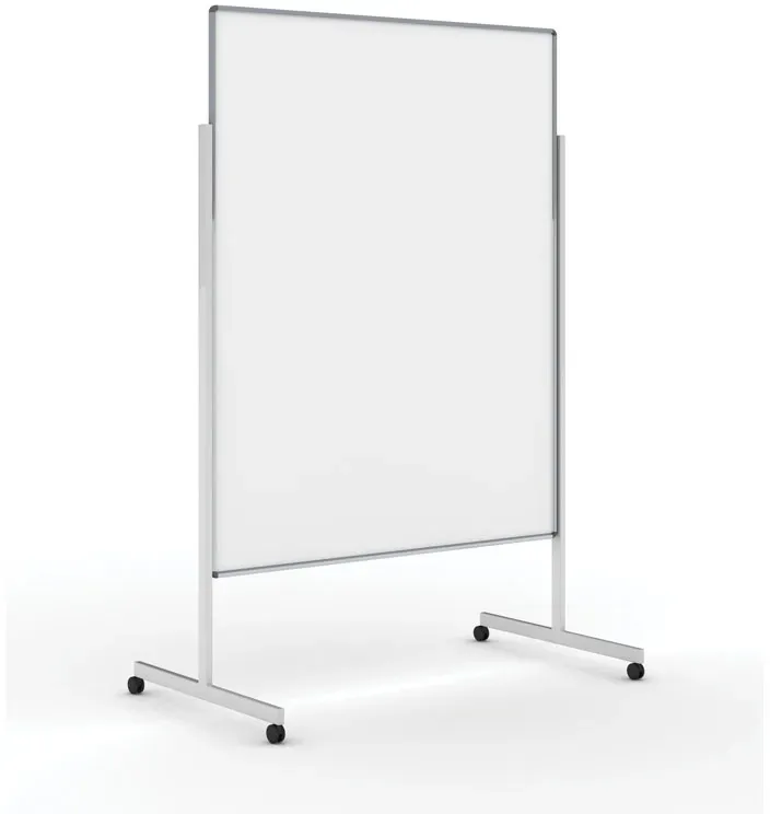 Info-moderationswand mit Rollen, 1200 x 1500 mm, lackiert