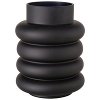 Boltze Vase RIBBO, in Farbe Glas lackiert schwarz