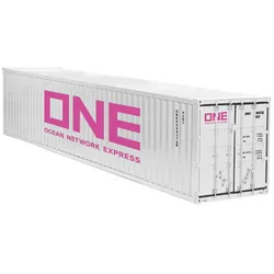Seefracht Container 40ft ONE weiß Modell von NZG 1:18
