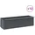 vidaXL Pflanzkasten 36 x 13,5 x 9,5 cm Grau