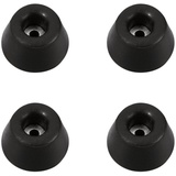 Adam Hall Hardware 4901 M4 AH - 4er Set Gummifuß 30 x 15 mm schwarz im Beutel