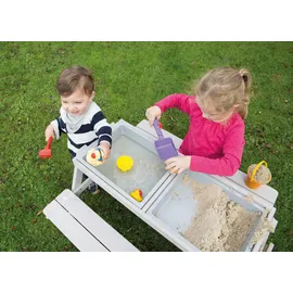 roba Kindersitzgarnitur Play 3-tlg. grau mit Spielwannen