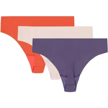 Under Armour Pure Stretch No-Show String 3 St. Lila L