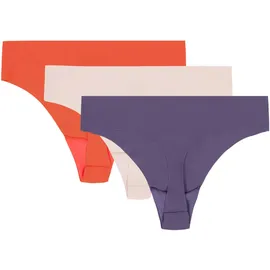 Under Armour Pure Stretch No-Show String 3 St. Lila L