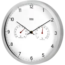 OEM Teesa Wanduhr 30 cm TSA0049 silber/weiß