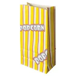 PAPSTAR 100 Popcorn Tüten, Pergament-Ersatz 1,3 l 20,5 cm x 10,5 cm x 6 cm "Popcorn" fettdicht