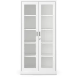 Jan Nowak C012 Aktenschrank 185 x 90 x 40 cm Weiß