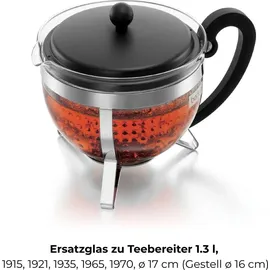 Bodum Ersatzglas zu Teebereiter 1.3l