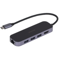 Unitek Hub USB-C 3.1,Rj-45,3Xusb-A,Hdmi,4K,Pd100W