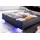 Meise Möbel meise.möbel Boxspringbett Las Vegas II 140 x 200 cm Lederoptik Schwarz