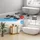 ADEL DREAM AdelDream Wäschekorb 150L, 3 Fächer Wäschesammler mit Bambusrahmen,